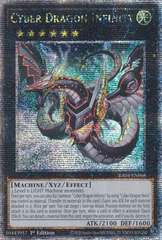 Cyber Dragon Infinity - RA04-EN068 - (Alternate Art) - (Quarter Century Secret Rare) - 1st Edition